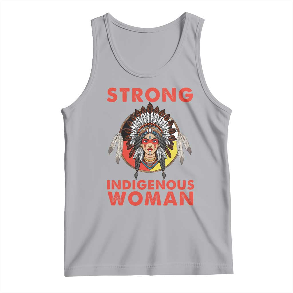 MMIW Native American Strong Indigenous Woman Tank Top TS14 Athletic Heather Print Your Wear