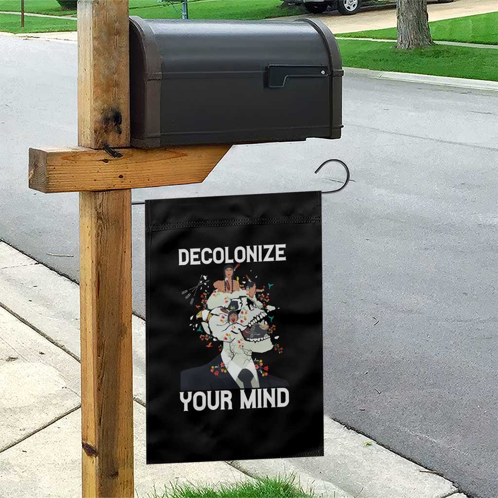 Indigenous People Native American Garden Flag Decolonize Your Mind TS14 Print Your Wear