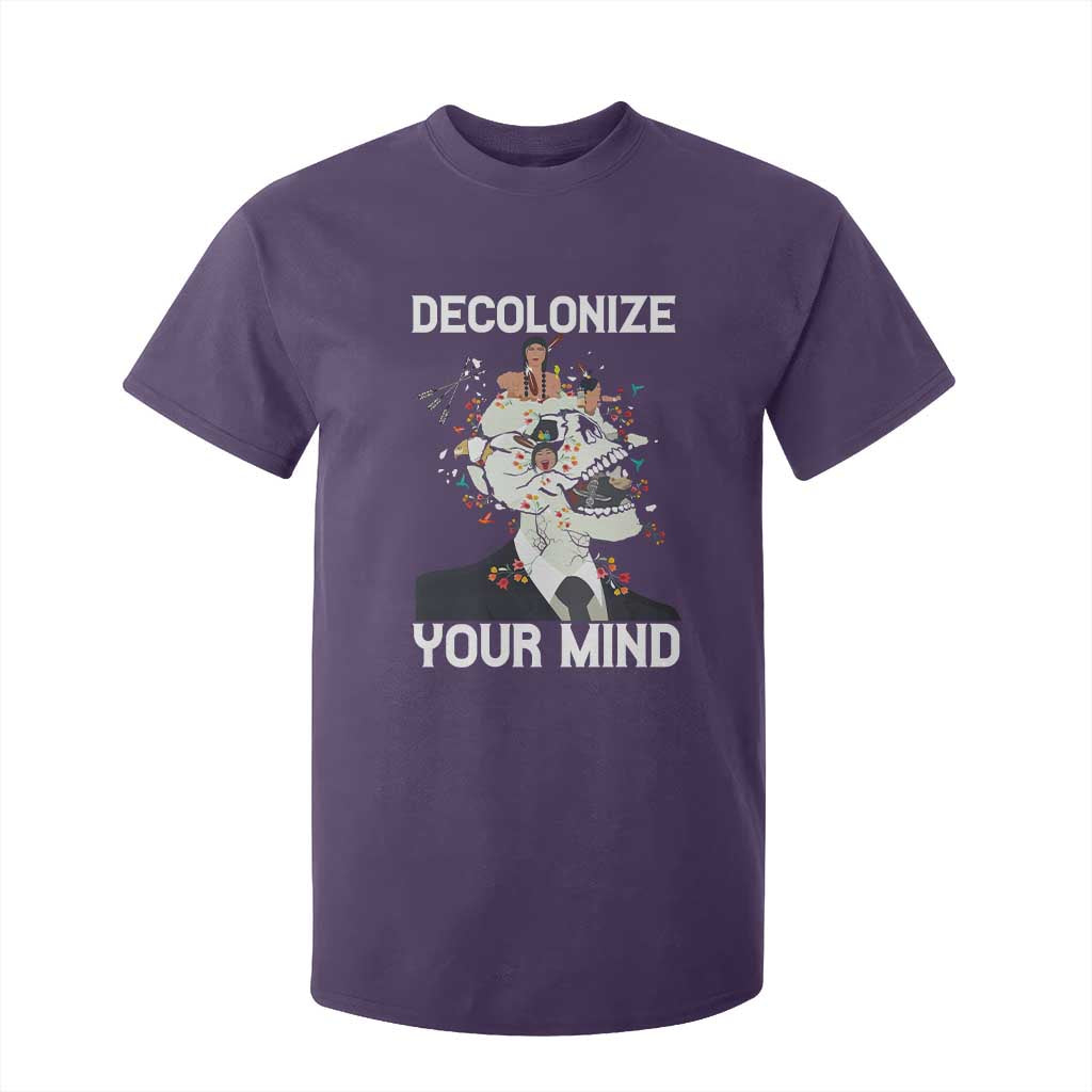 Indigenous People Native American T Shirt For Kid Decolonize Your Mind TS14 Purple Print Your Wear