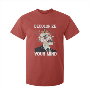 Indigenous People Native American T Shirt For Kid Decolonize Your Mind TS14 Red Print Your Wear
