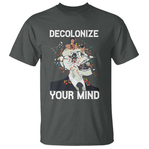 Indigenous People Native American T Shirt Decolonize Your Mind TS14 Dark Heather Print Your Wear
