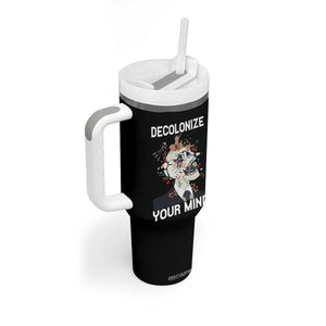 Indigenous People Native American Tumbler With Handle Decolonize Your Mind TS14 Print Your Wear