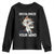 Indigenous People Native American Youth Sweatshirt Decolonize Your Mind TS14 Black Print Your Wear