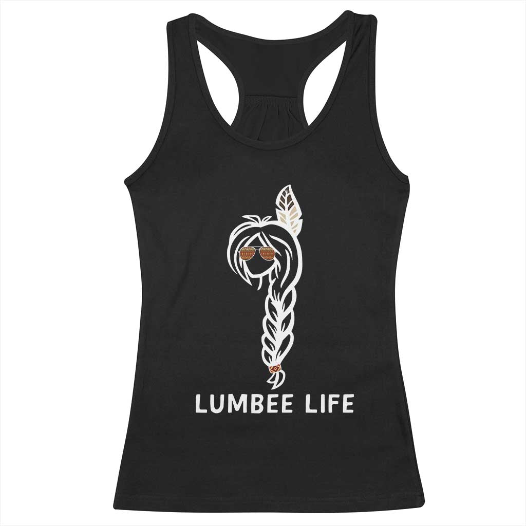 Native American Women Racerback Tank Top Lumbee American Indian Tribe Indigenous Girl Life TS14 Black Print Your Wear