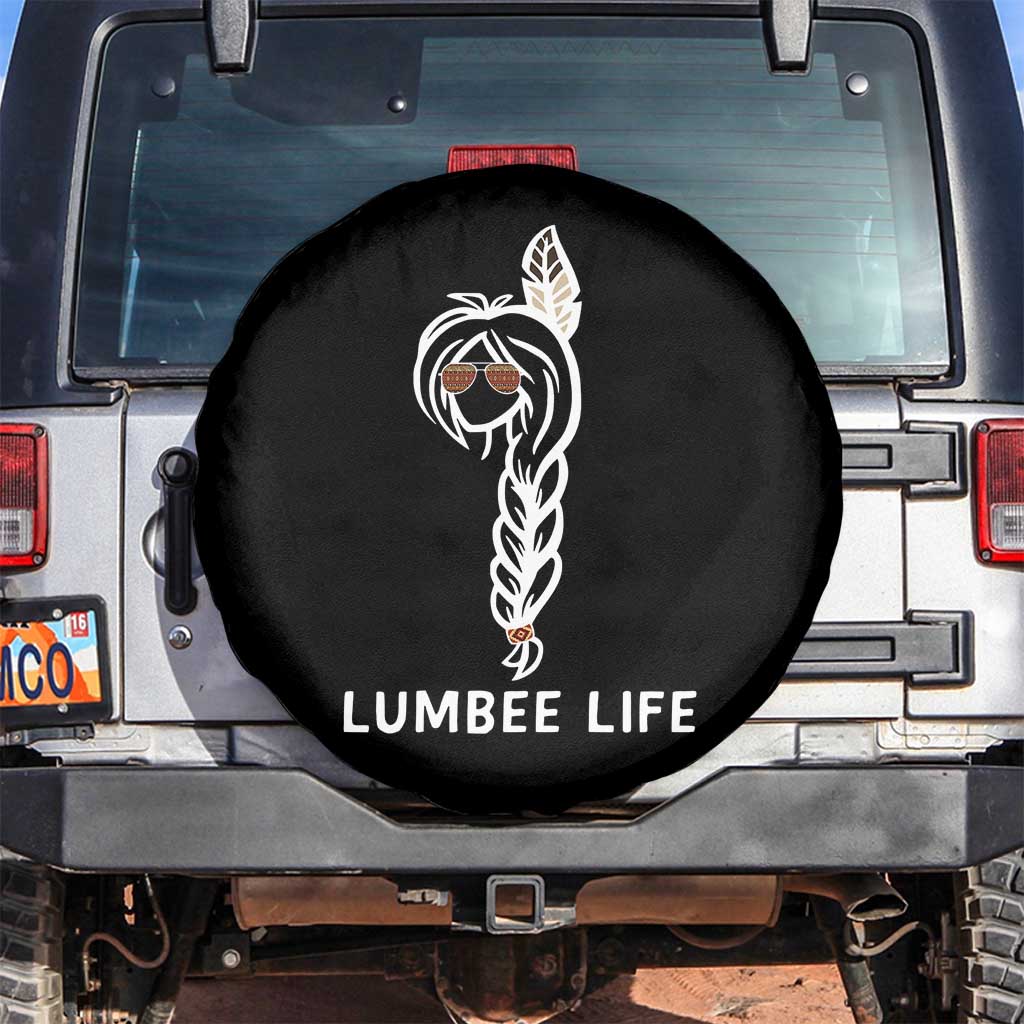 Native American Women Spare Tire Cover Lumbee American Indian Tribe Indigenous Girl Life TS14 No hole Black Print Your Wear
