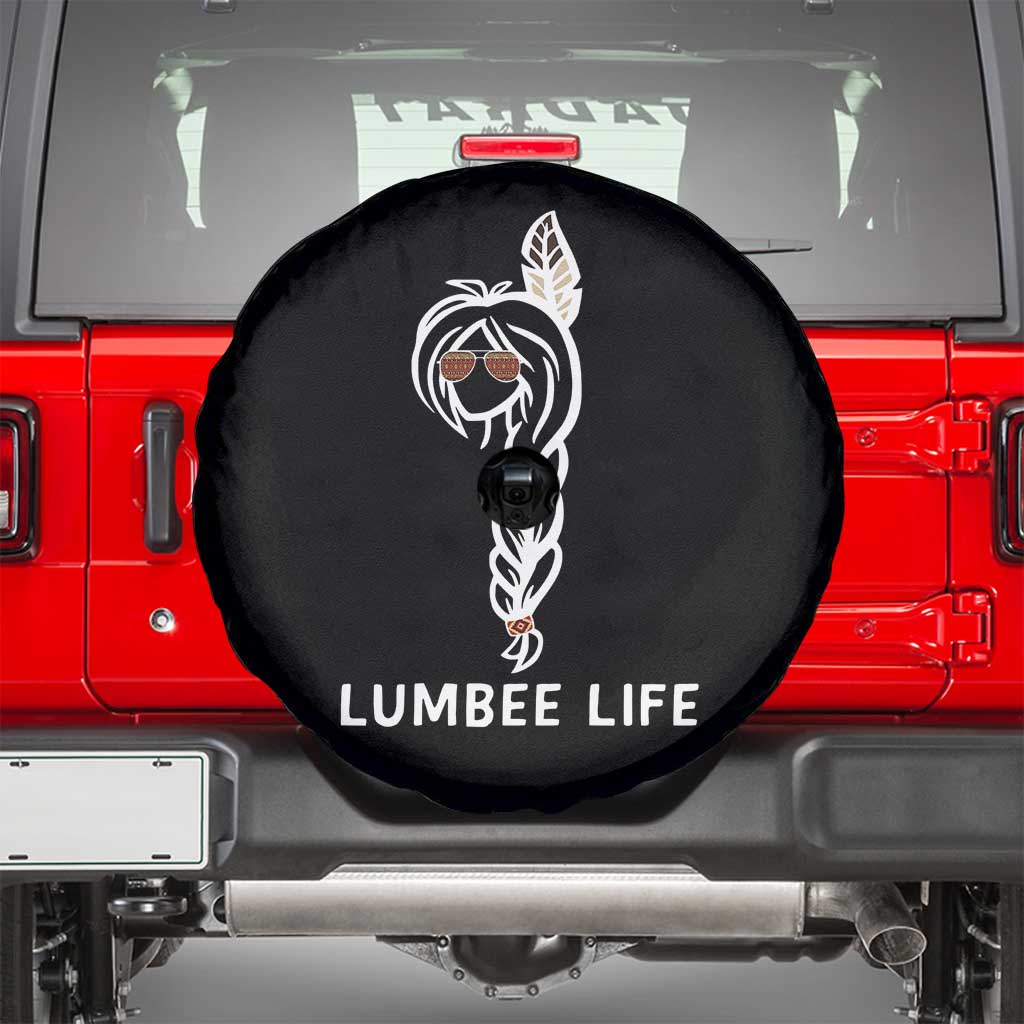 Native American Women Spare Tire Cover Lumbee American Indian Tribe Indigenous Girl Life TS14 Black Print Your Wear