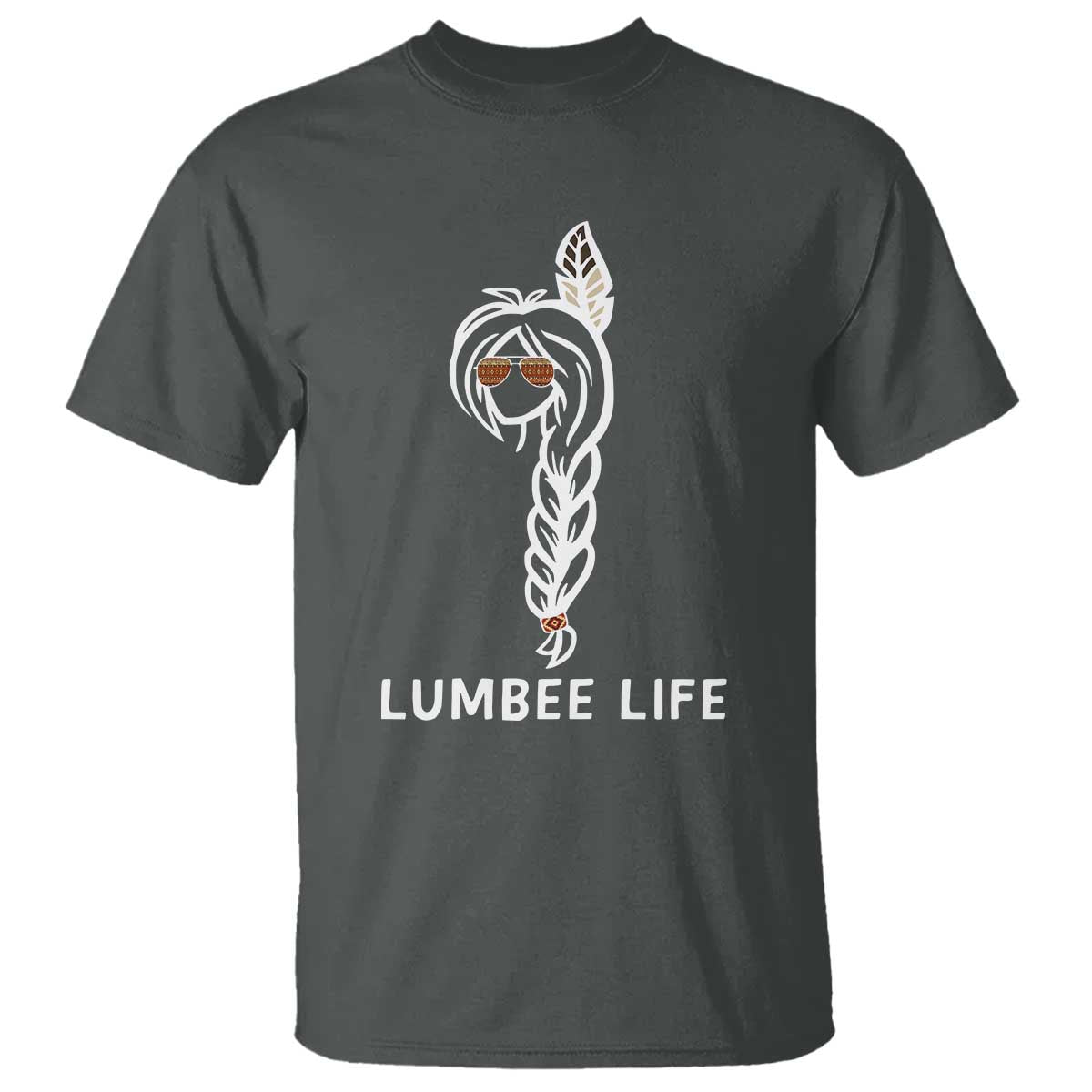 Native American Women T Shirt Lumbee American Indian Tribe Indigenous Girl Life TS14 Dark Heather Print Your Wear
