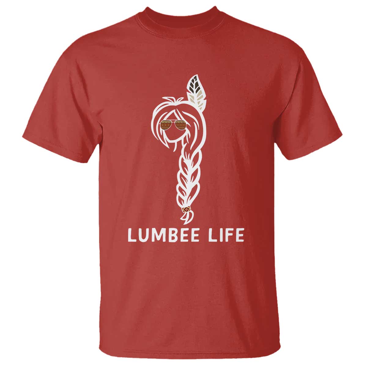 Native American Women T Shirt Lumbee American Indian Tribe Indigenous Girl Life TS14 Red Print Your Wear