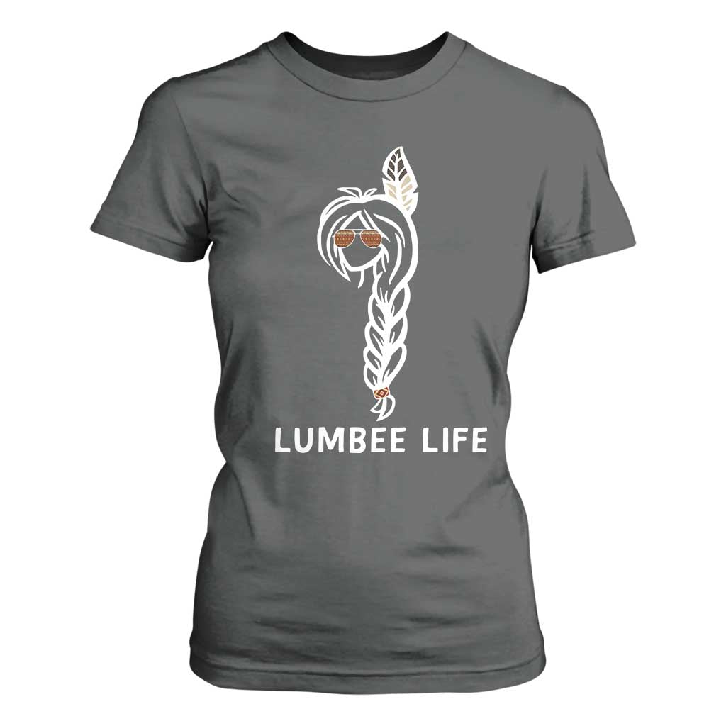 Native American Women T Shirt For Women Lumbee American Indian Tribe Indigenous Girl Life TS14 Dark Heather Print Your Wear