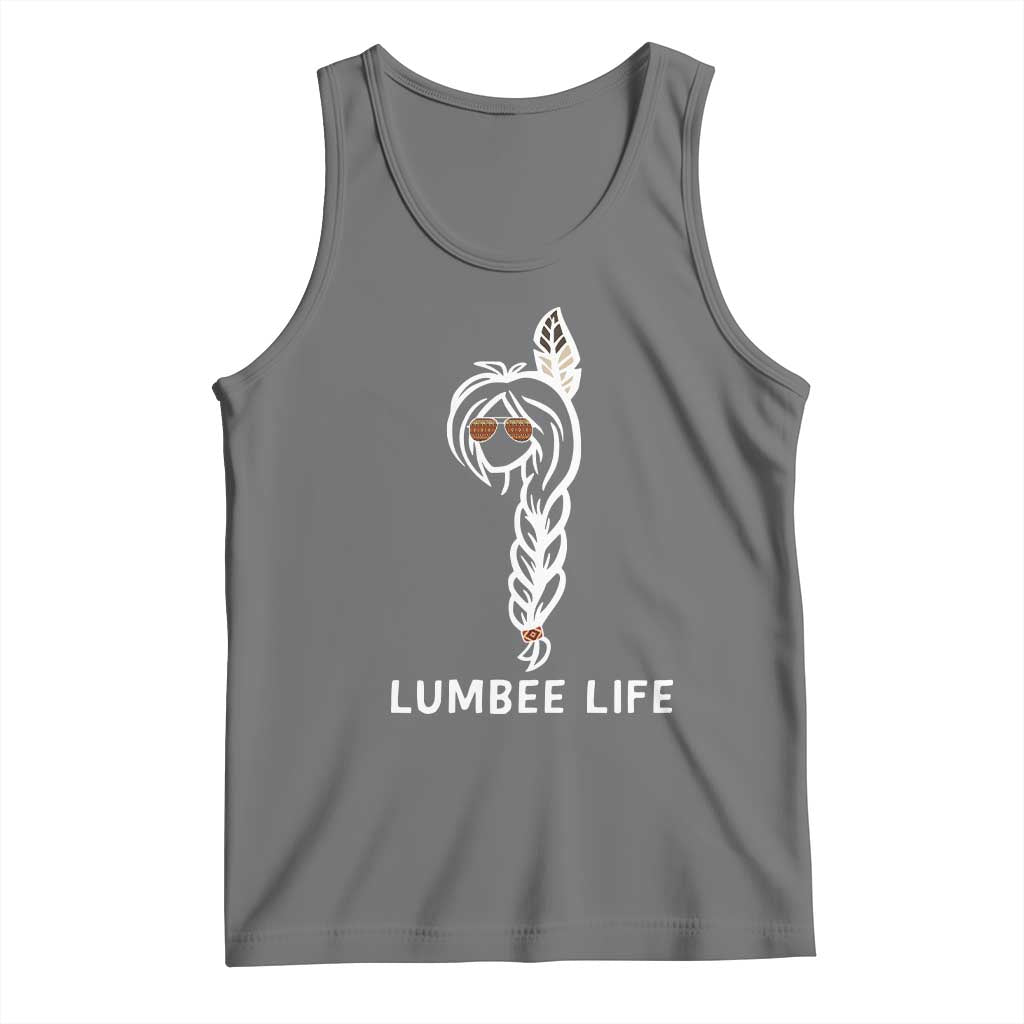 Native American Women Tank Top Lumbee American Indian Tribe Indigenous Girl Life TS14 Black Heather Print Your Wear