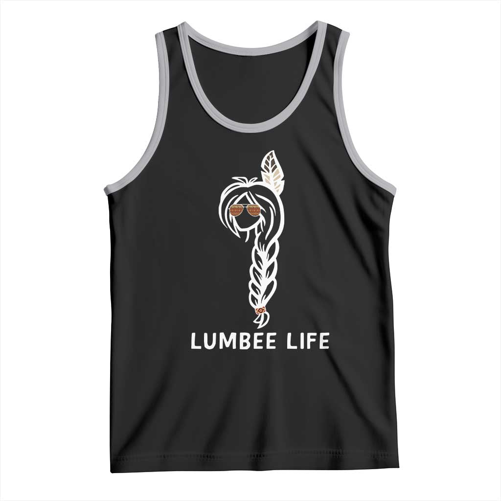 Native American Women Tank Top Lumbee American Indian Tribe Indigenous Girl Life TS14 Black Athletic Heather Print Your Wear