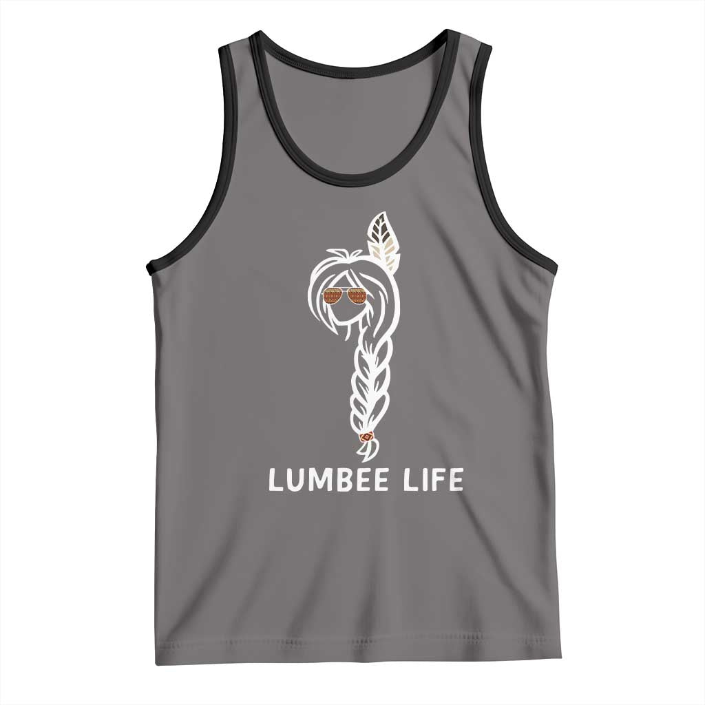 Native American Women Tank Top Lumbee American Indian Tribe Indigenous Girl Life TS14 Deep Heather Black Print Your Wear