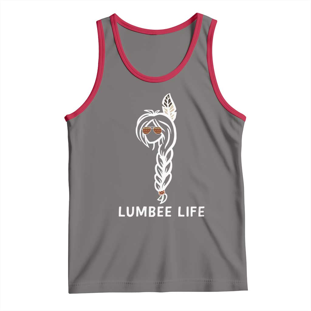 Native American Women Tank Top Lumbee American Indian Tribe Indigenous Girl Life TS14 Deep Heather Red Print Your Wear