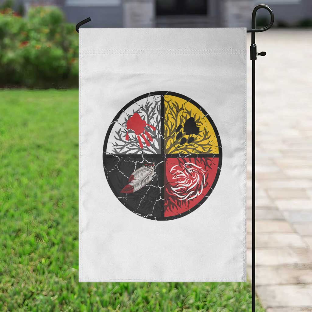 Native American Medicine Wheel MMIW Garden Flag TS14 Print Your Wear
