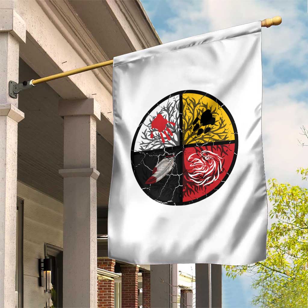 Native American Medicine Wheel MMIW Garden Flag TS14 Print Your Wear
