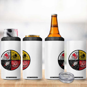 Native American Medicine Wheel MMIW 4 in 1 Can Cooler Tumbler TS14 Print Your Wear