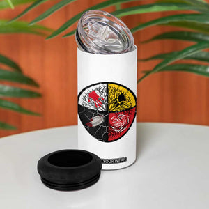 Native American Medicine Wheel MMIW 4 in 1 Can Cooler Tumbler TS14 Print Your Wear
