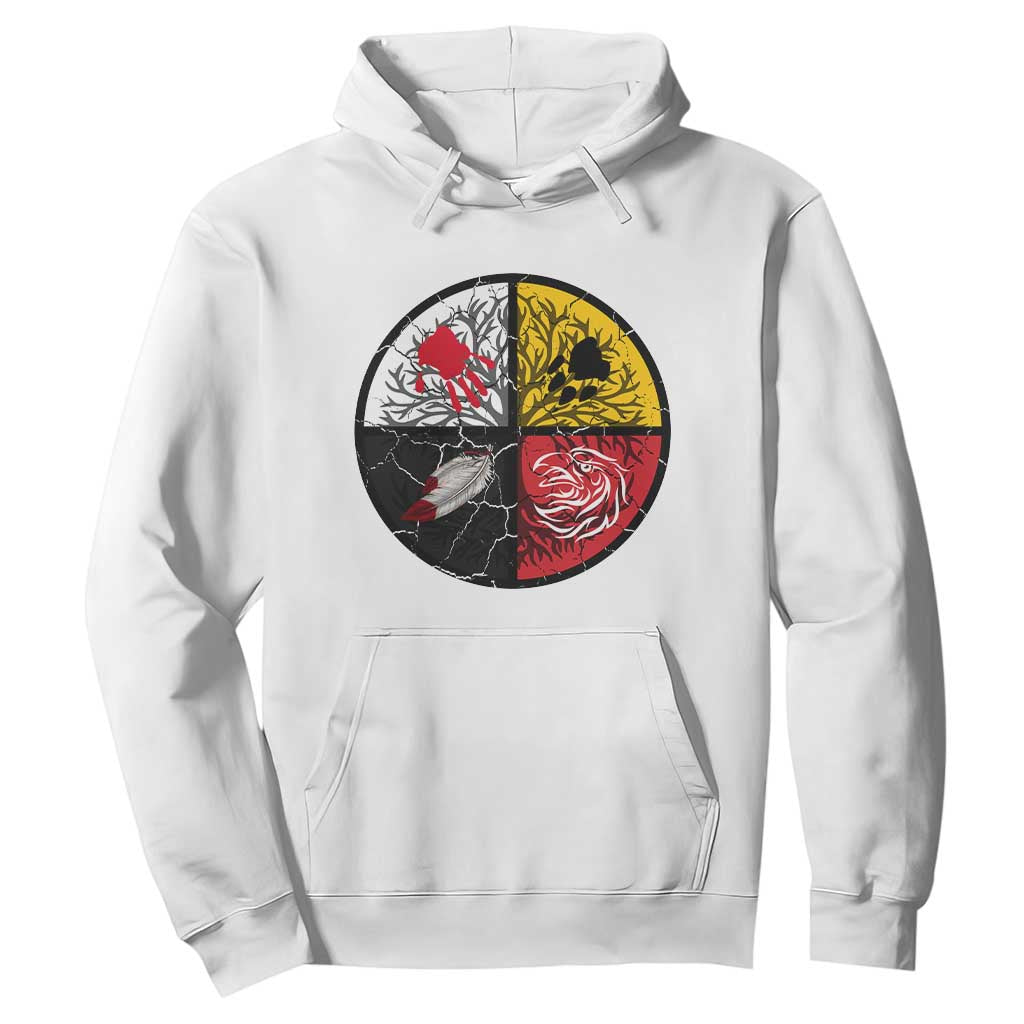 Native American Medicine Wheel MMIW Hoodie TS14 White Print Your Wear
