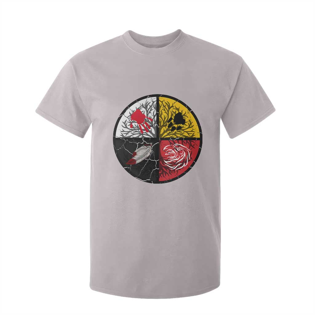 Native American Medicine Wheel MMIW T Shirt For Kid TS14 Ice Gray Print Your Wear