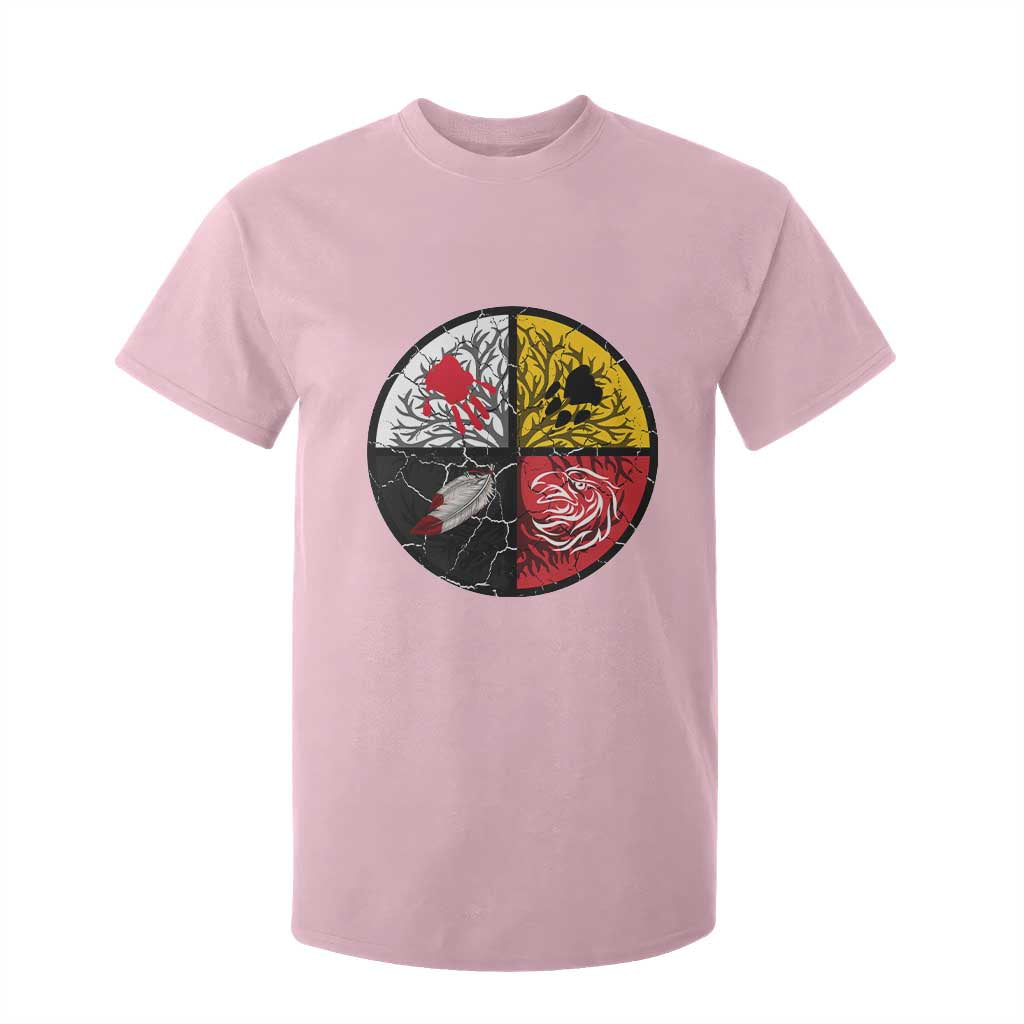 Native American Medicine Wheel MMIW T Shirt For Kid TS14 Light Pink Print Your Wear