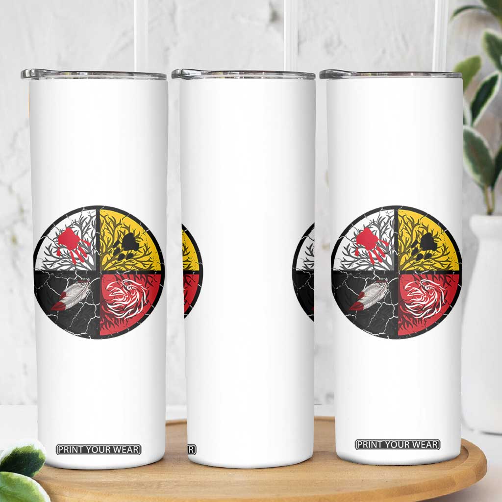 Native American Medicine Wheel MMIW Skinny Tumbler TS14 Print Your Wear