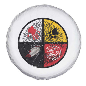 Native American Medicine Wheel MMIW Spare Tire Cover TS14 Print Your Wear