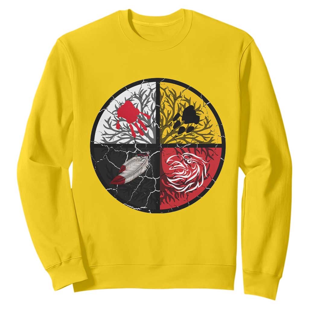 Native American Medicine Wheel MMIW Sweatshirt TS14 Daisy Print Your Wear