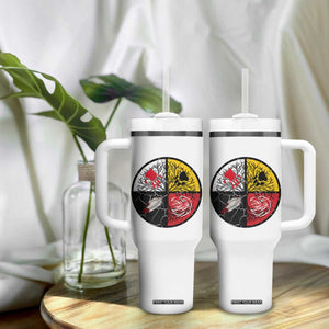 Native American Medicine Wheel MMIW Tumbler With Handle TS14 Print Your Wear