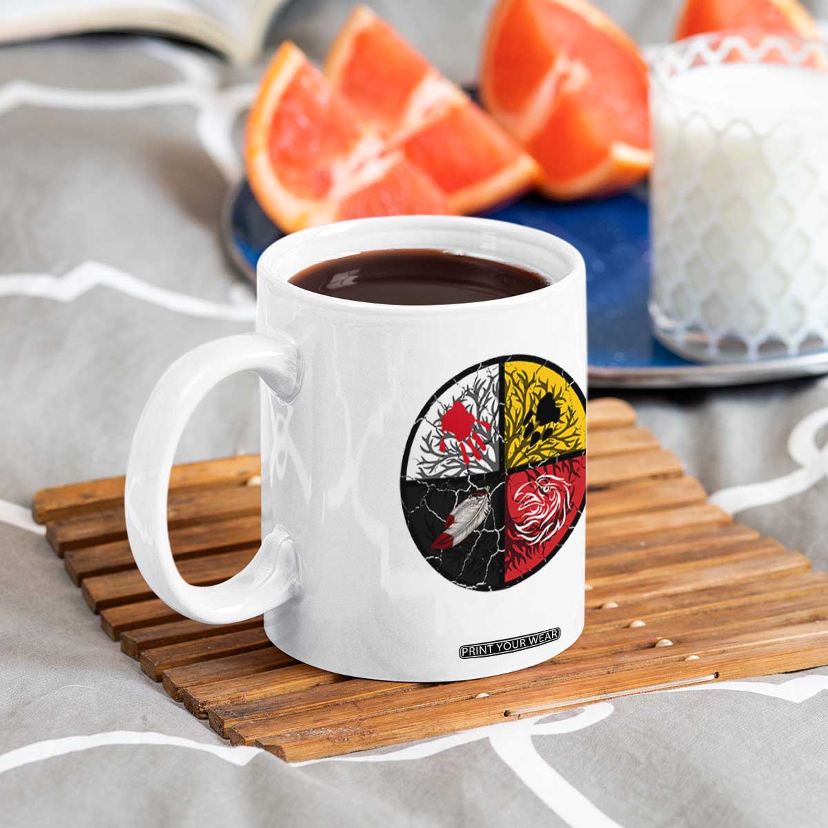 Native American Medicine Wheel MMIW Coffee Mug TS14 Print Your Wear
