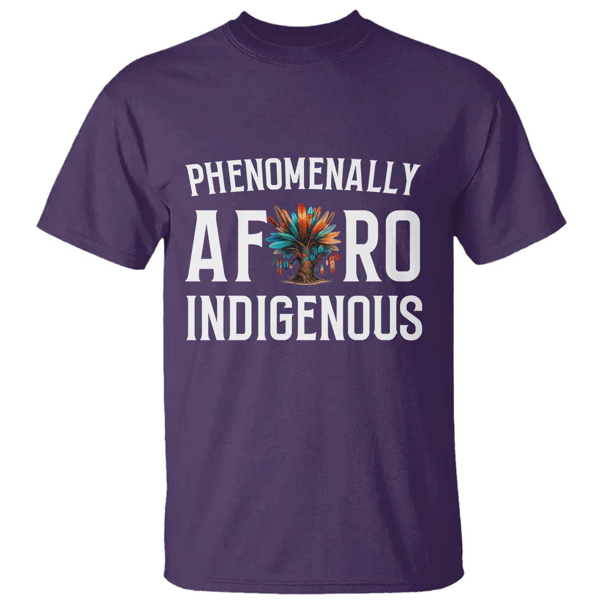 Afro Indigenous Native Pride Phenomenally Indigenous People T Shirt TS14 Purple Print Your Wear