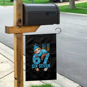 67 Six Seven Meme Garden Flag Funny Hanukkah Sloth TS14 Print Your Wear