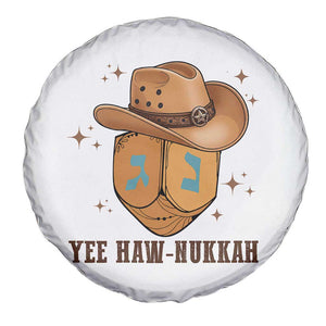 Yee Haw Nukkah Spare Tire Cover Funny Cowboy Hanukkah TS14 Print Your Wear
