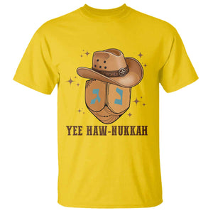 Yee Haw Nukkah T Shirt Funny Cowboy Hanukkah TS14 Daisy Print Your Wear
