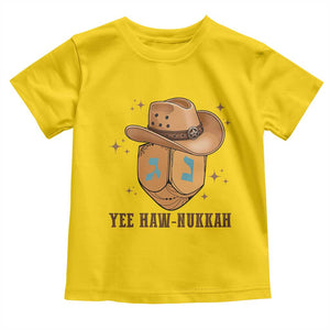 Yee Haw Nukkah Toddler T Shirt Funny Cowboy Hanukkah TS14 Daisy Print Your Wear