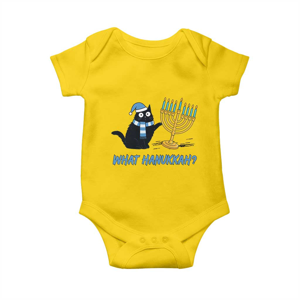 Funny Black Cat Hanukkah Chanukah Baby Onesie TS14 Daisy Print Your Wear