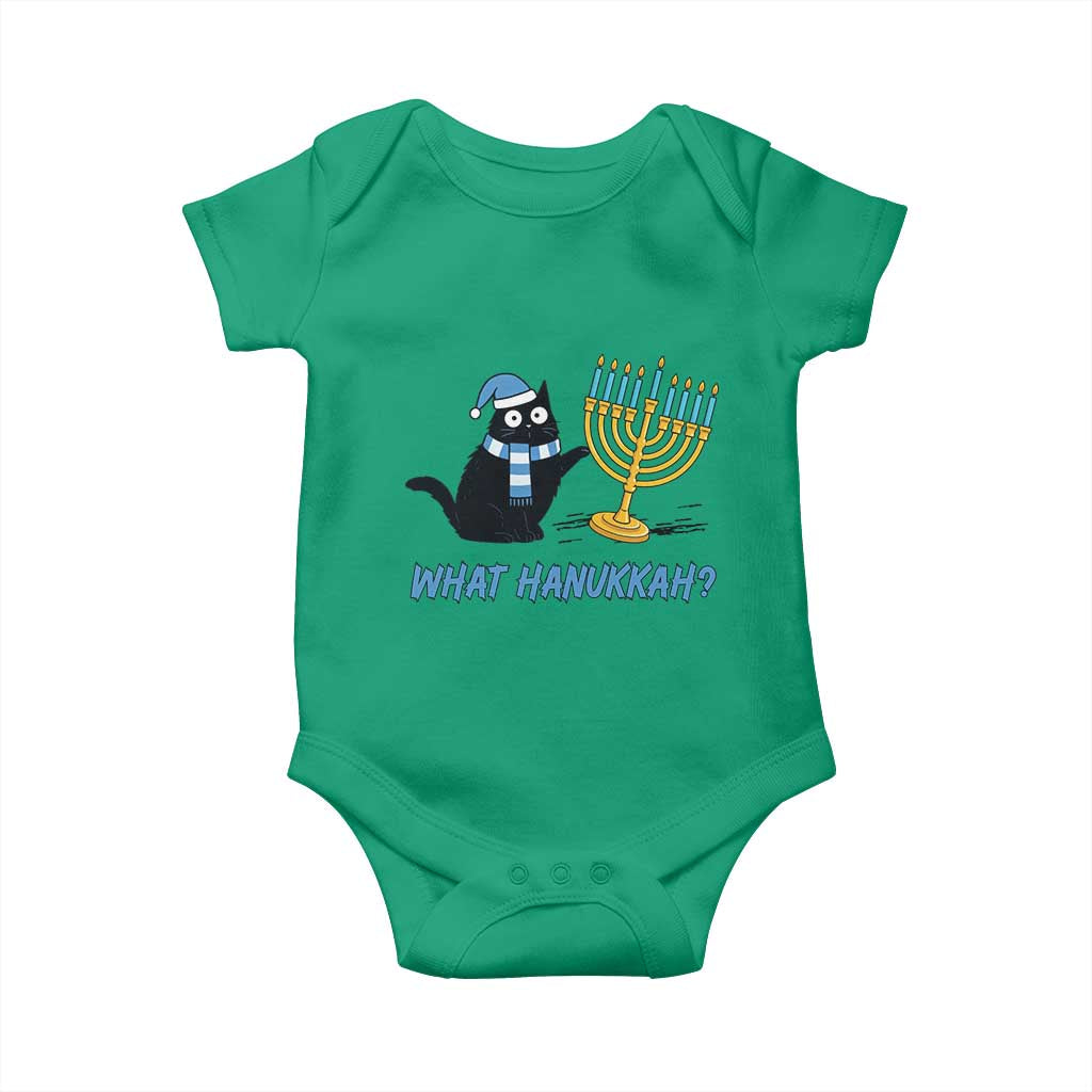 Funny Black Cat Hanukkah Chanukah Baby Onesie TS14 Irish Green Print Your Wear