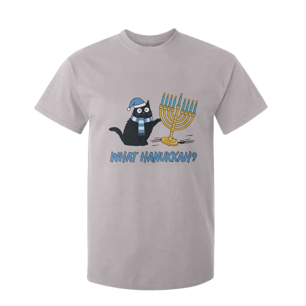 Funny Black Cat Hanukkah Chanukah T Shirt For Kid TS14 Ice Gray Print Your Wear