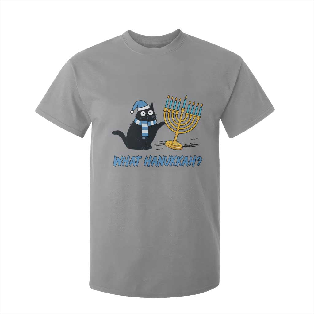 Funny Black Cat Hanukkah Chanukah T Shirt For Kid TS14 Sport Gray Print Your Wear