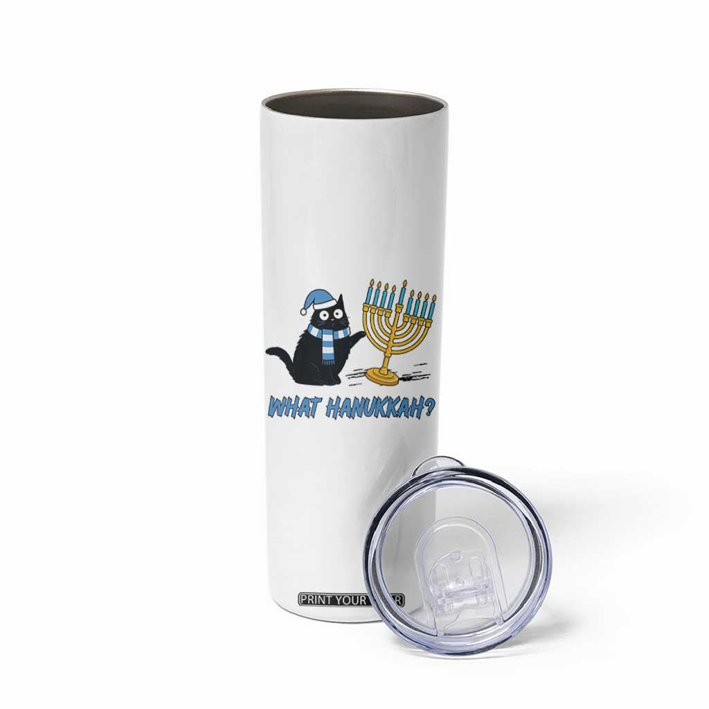 Funny Black Cat Hanukkah Chanukah Skinny Tumbler TS14 Print Your Wear