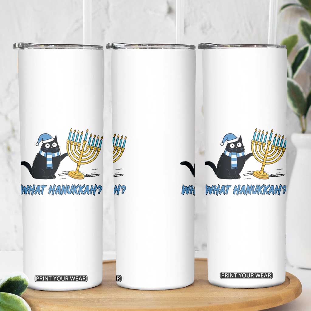Funny Black Cat Hanukkah Chanukah Skinny Tumbler TS14 Print Your Wear