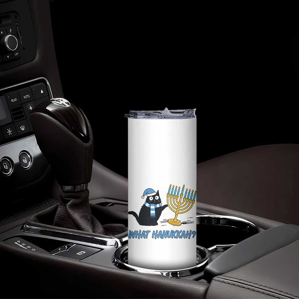 Funny Black Cat Hanukkah Chanukah Skinny Tumbler TS14 Print Your Wear