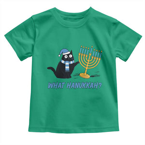 Funny Black Cat Hanukkah Chanukah Toddler T Shirt TS14 Irish Green Print Your Wear