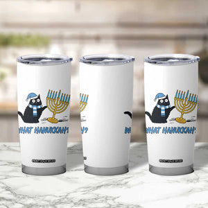 Funny Black Cat Hanukkah Chanukah Tumbler Cup TS14 Print Your Wear