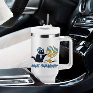 Funny Black Cat Hanukkah Chanukah Tumbler With Handle TS14 Print Your Wear