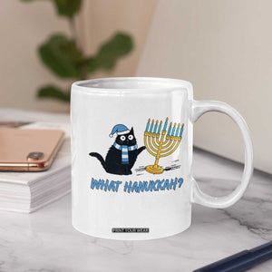 Funny Black Cat Hanukkah Chanukah Coffee Mug TS14 Print Your Wear