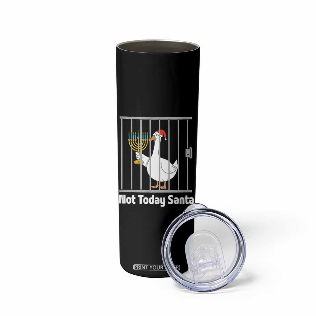 Funny Goose Hanukkah Chanukah Skinny Tumbler Not Today Santa TS14 Print Your Wear