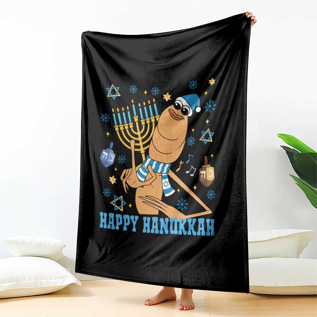 Funny Marcus The Worm Hanukkah Meme Throw Blanket TS14 Print Your Wear