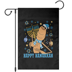 Funny Marcus The Worm Hanukkah Meme Garden Flag TS14 Black Print Your Wear