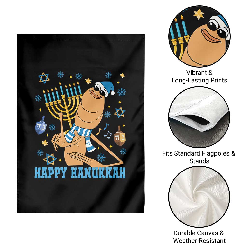Funny Marcus The Worm Hanukkah Meme Garden Flag TS14 Print Your Wear