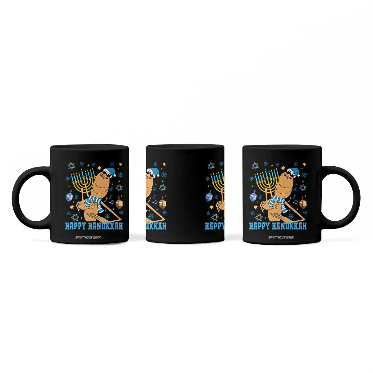 Funny Marcus The Worm Hanukkah Meme Coffee Mug TS14 Print Your Wear